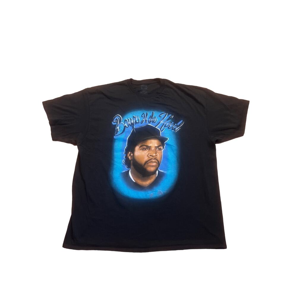 Boys In The Hood Shirt XXL Black Blue Tee Ice Cube Rap Hip Hop Retro 90s READ